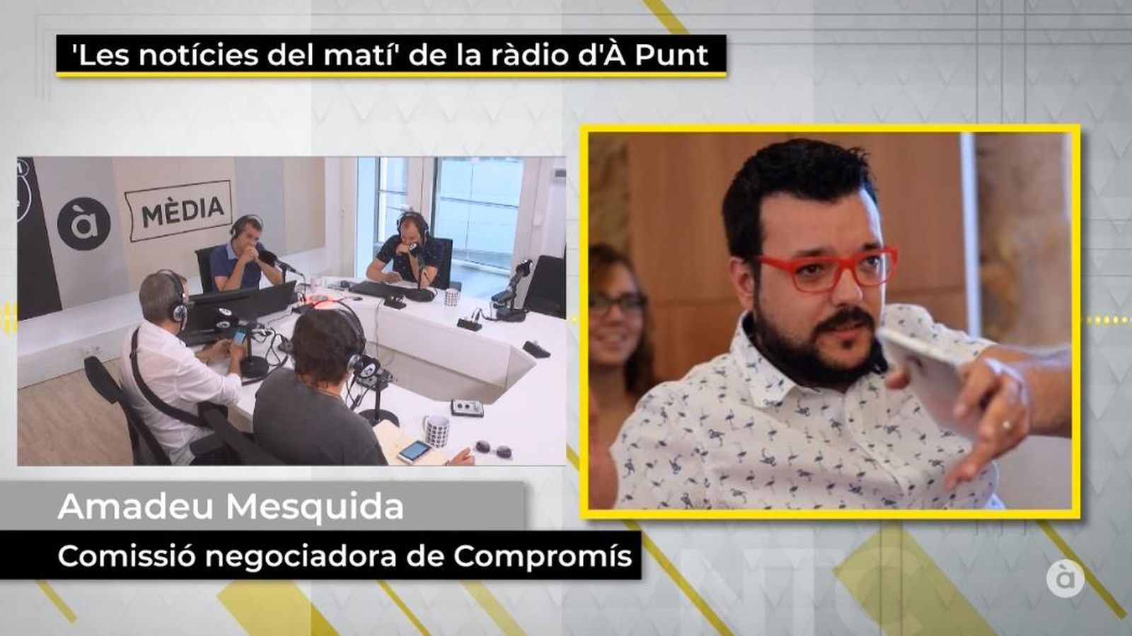Amadeu Mezquida: “La voluntat de bloqueig a l’Ajuntament de València no ve de part de Compromís”