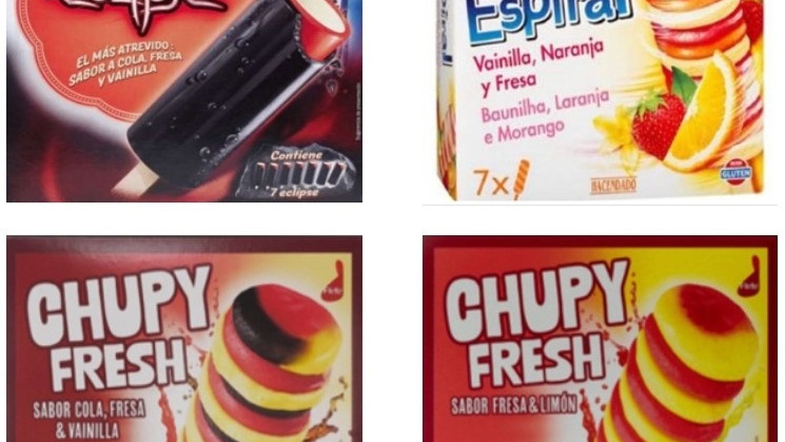 Gelats afectats per aquesta mesura