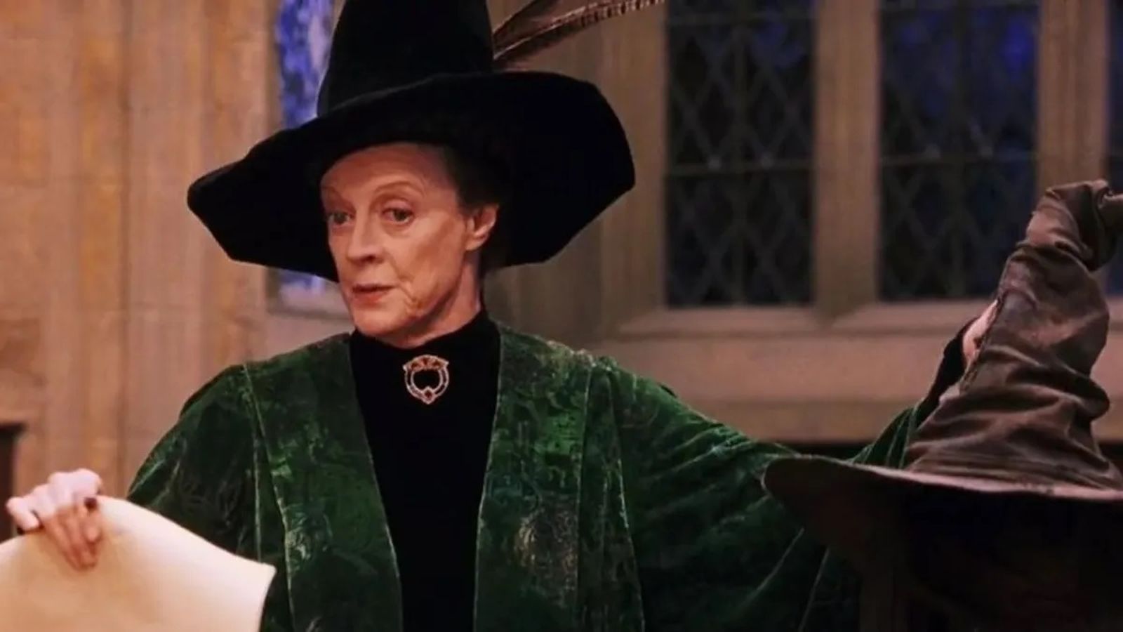 Maggie smith en le seu paper de MInerva MacGonagall en 'Harry Potter'