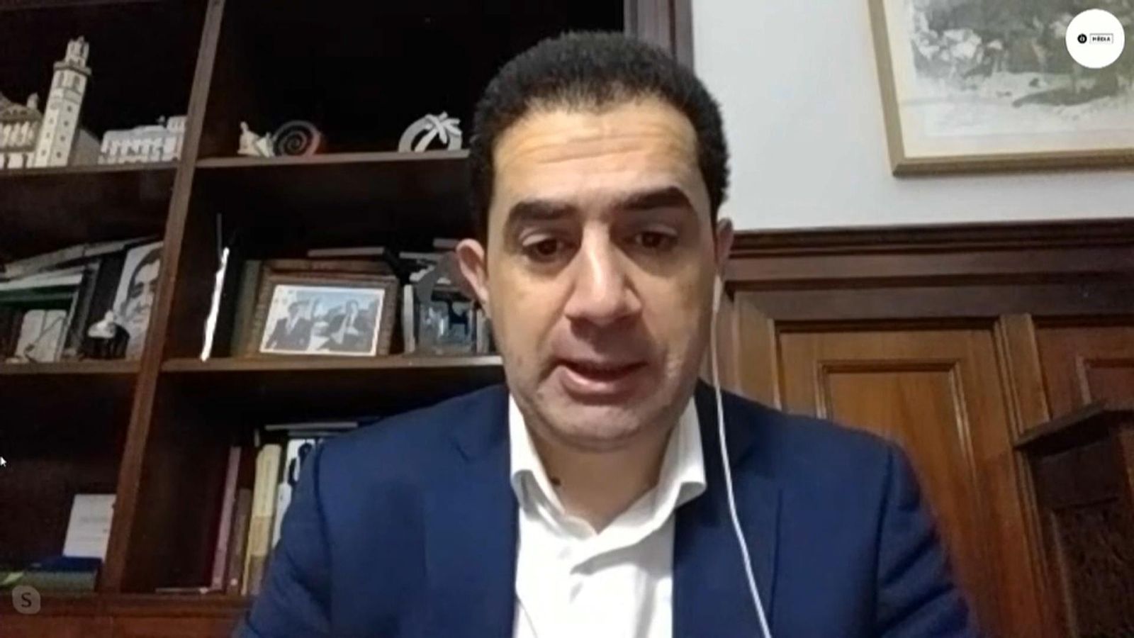 Toni Francés ha sigut entrevistat en 'Les notícies del matí' a través d'Skype.