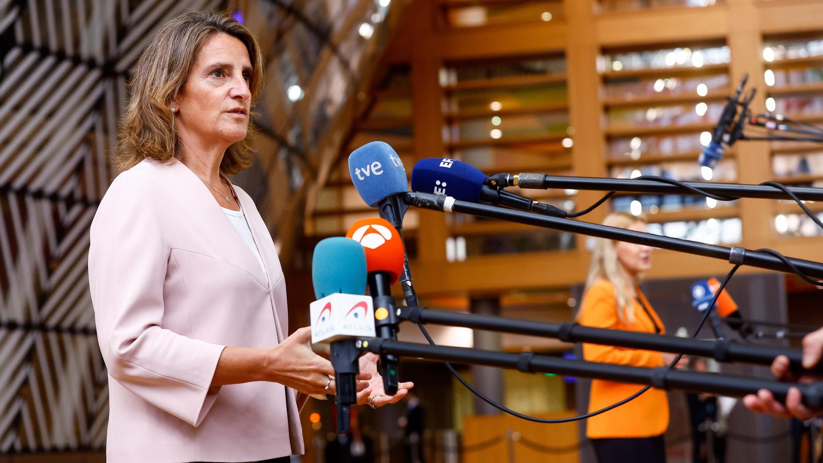La vicepresidenta espanyola i ministra per a la Transició Ecològica, Teresa de Ribera