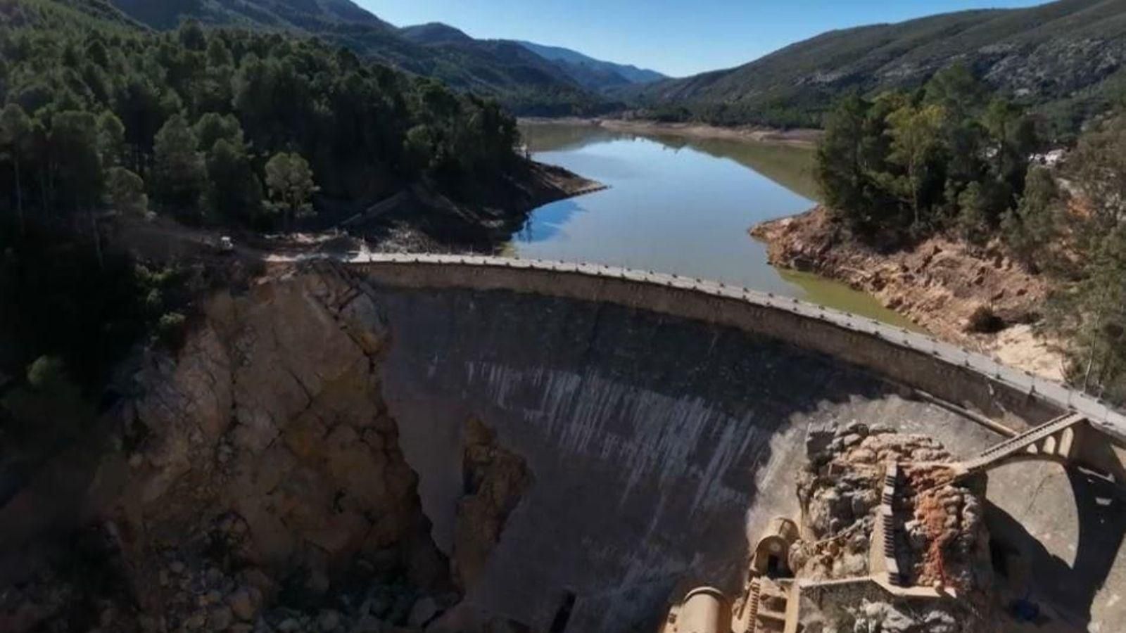 Imatge d'arxiu de la presa de Buseo Imatge d'arxiu de la presa de Buseo