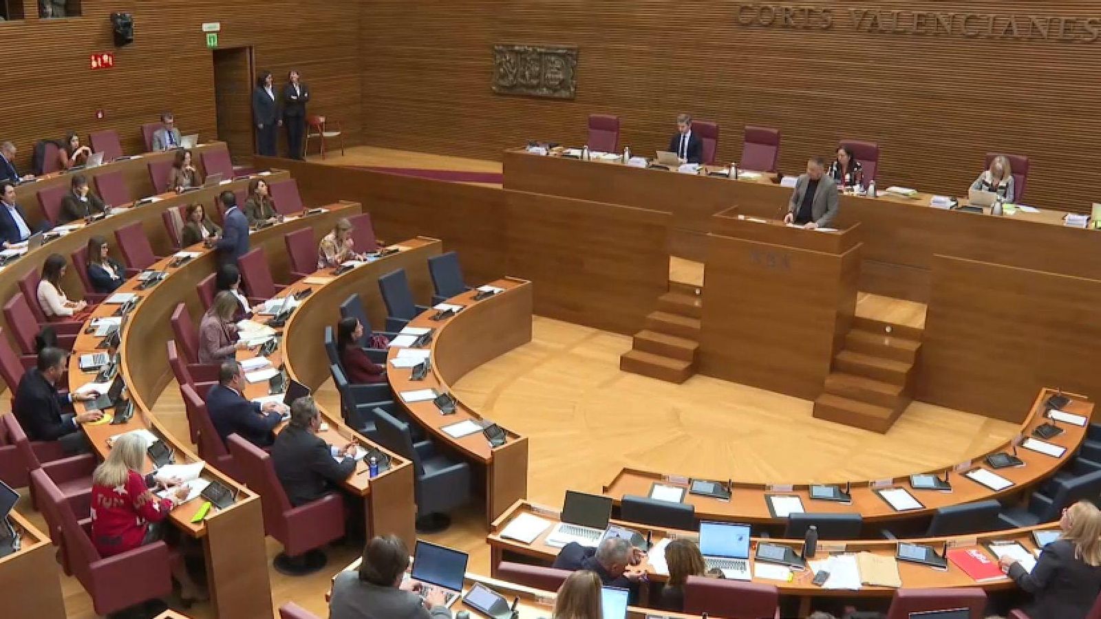 El ple de les Corts, este dimecres 27 de novembre