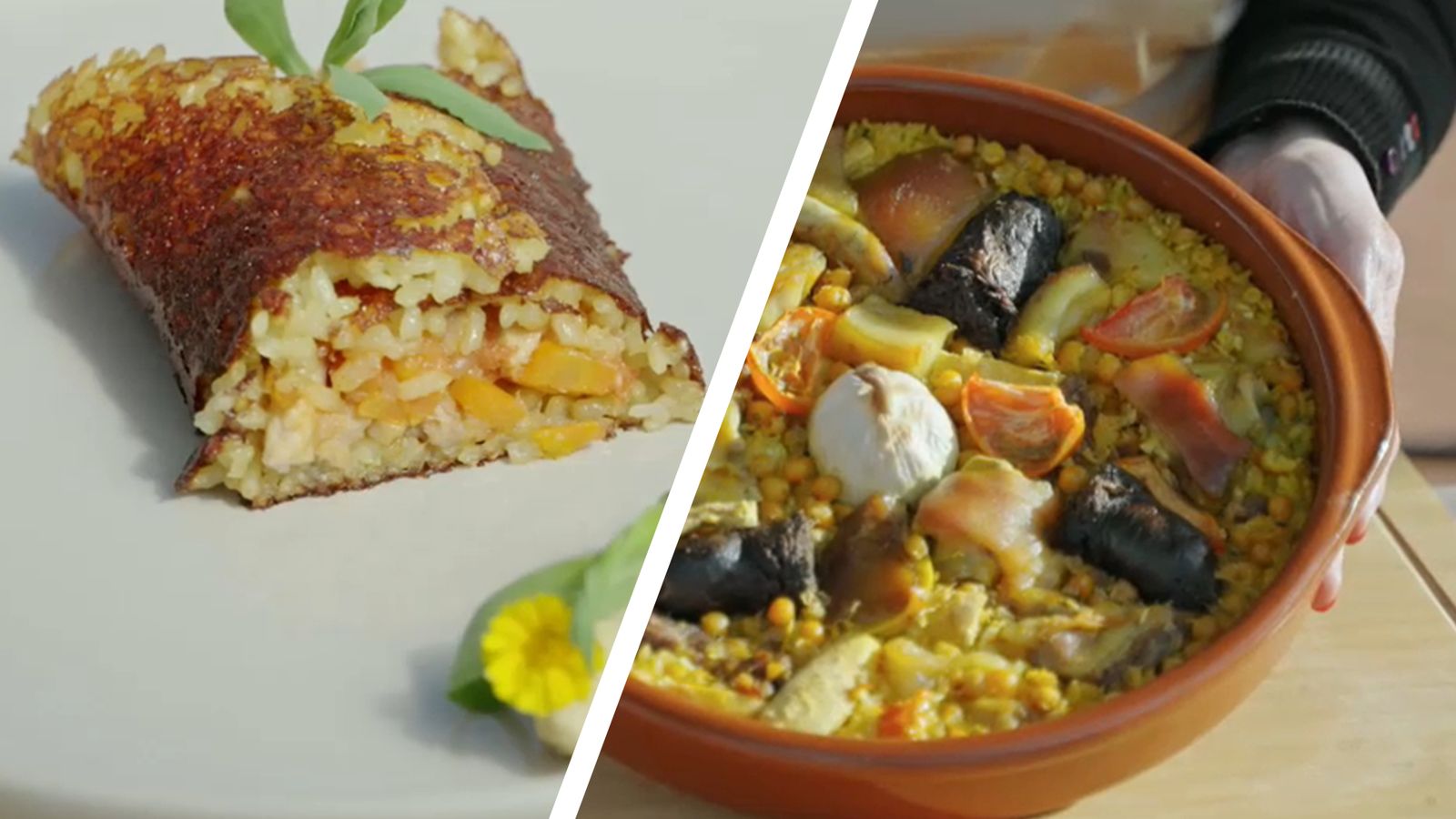Caneló d'arròs al forn