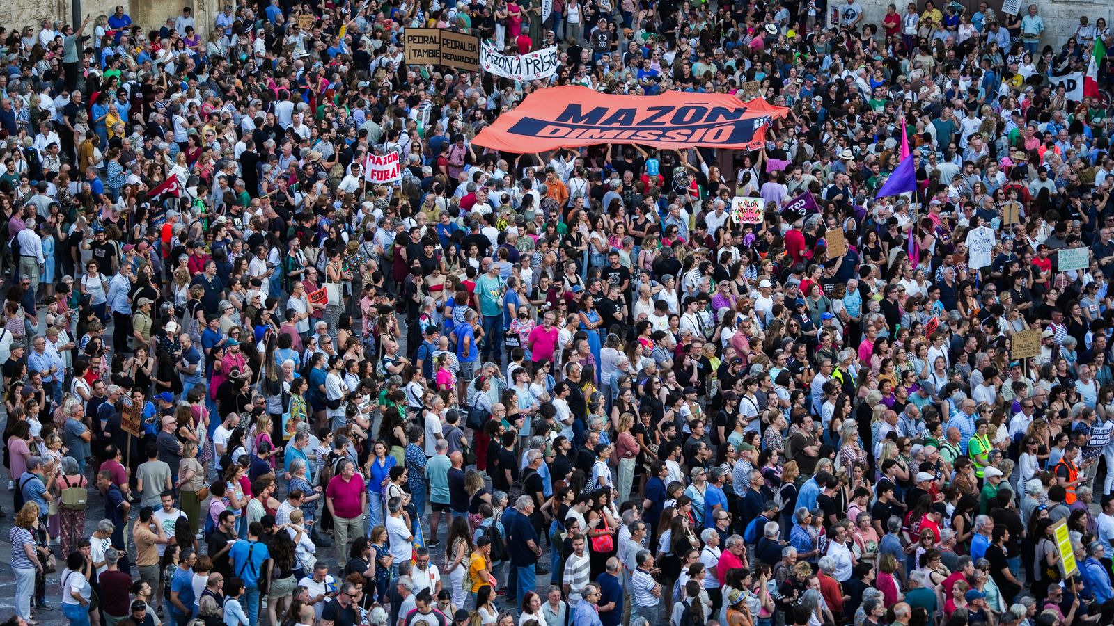Manifestació del passat 29 de maig en contra de la gestió de Mazón de la dana
