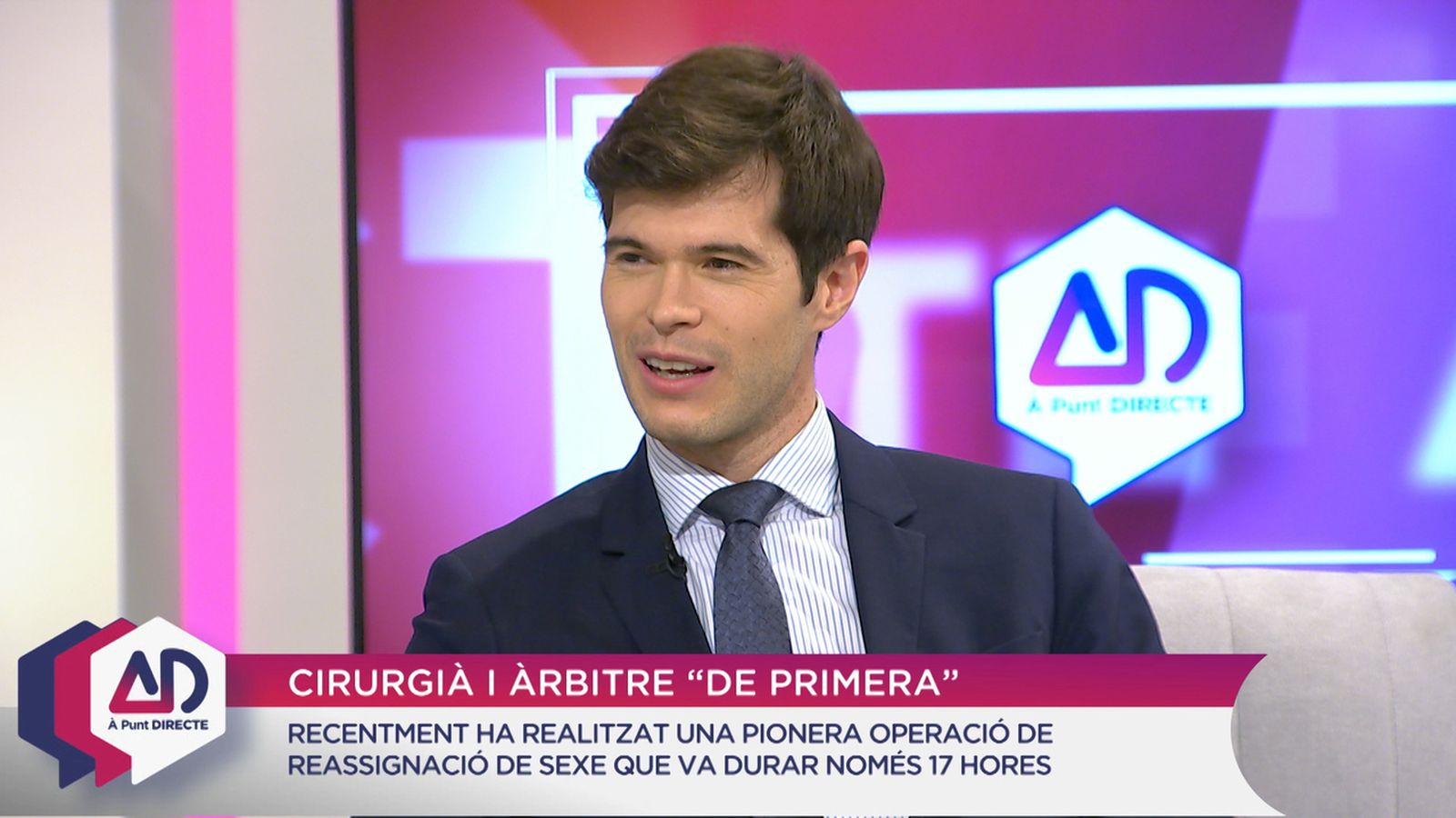 César Noval, cirurgià i àrbitre “de primera”