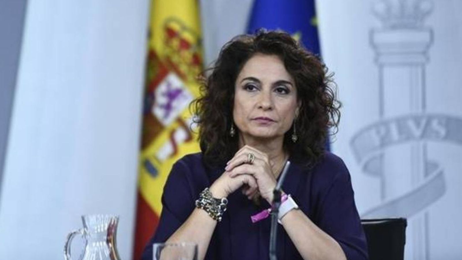 La ministra d'Hisenda, María Jesús Montero, en una imatge d'arxiu