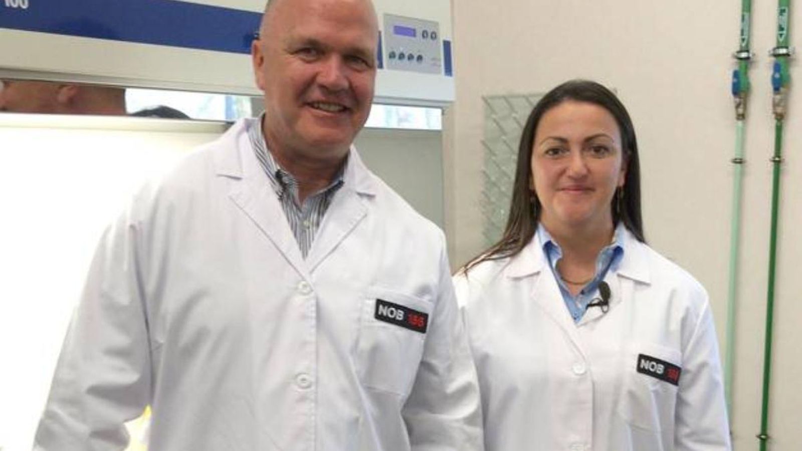 La directora gerent de Nob166, Noelia Beltrán, i Borja Raad, CEO de l'empresa