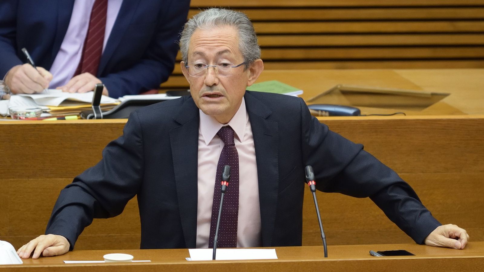 El síndic de Greuges, Ángel Luna, en una compareixença a les Corts