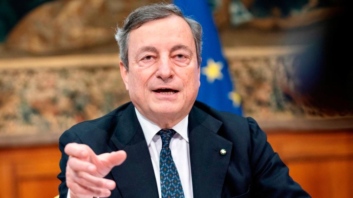 El primer ministre d'Itàlia, Mario Draghi El primer ministre d'Itàlia, Mario Draghi