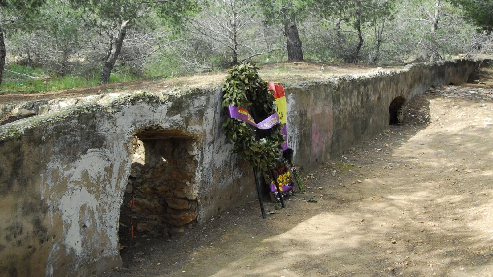 El mur de Paterna, en una imatge d’arxiu