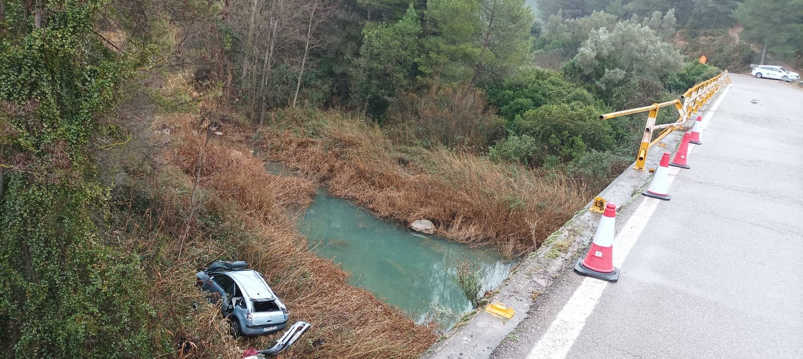 El vehicle accidentat al barranc