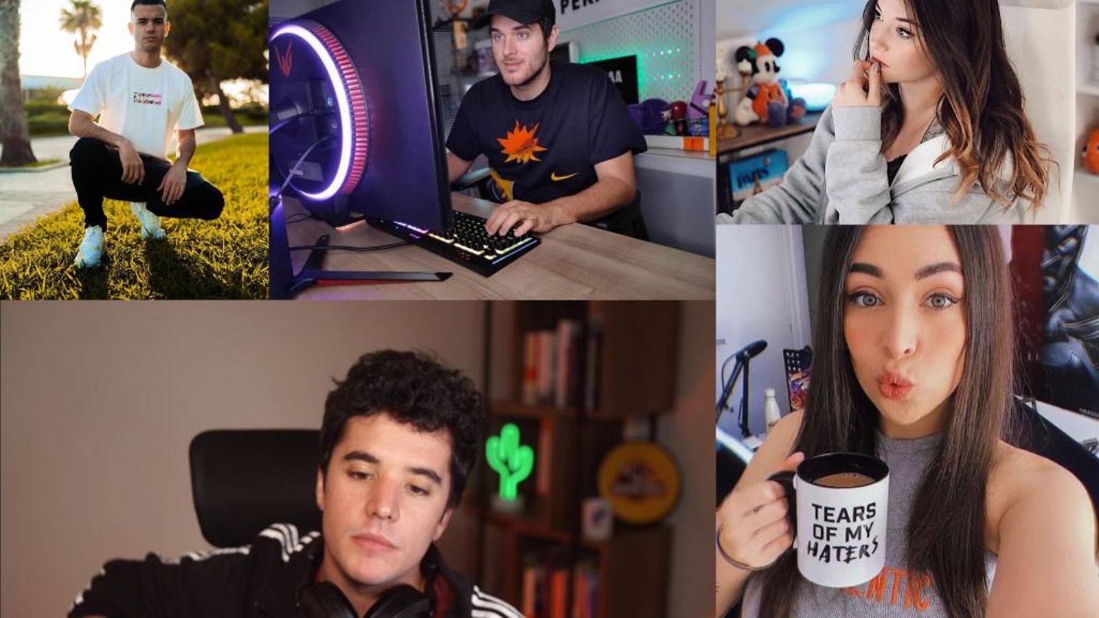 Cinc 'streamers' valencians que arrasen en Twitch Cinc 'streamers' valencians que arrasen en Twitch