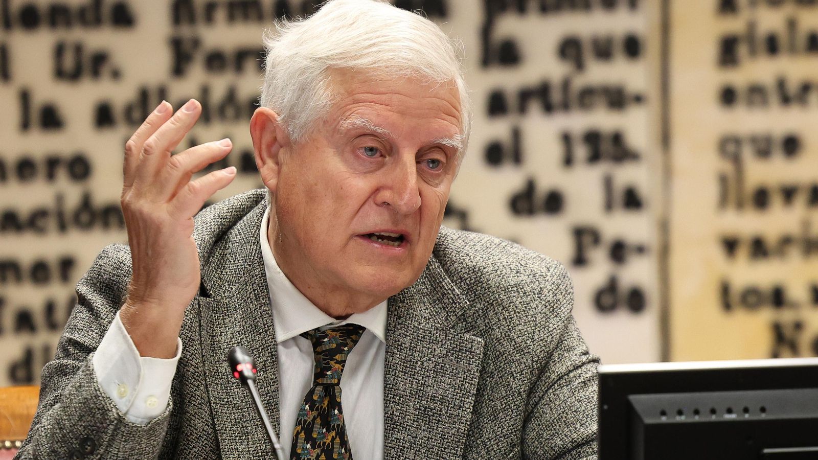 L'arquitecte i director de l'estudi d'arquitectura Perretta, Julio Gómez-Perretta de Mateo, al Senat este dimarts