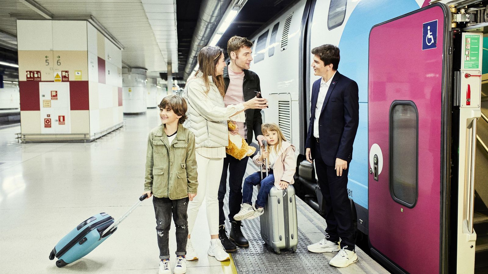 Un dels trens d'Ouigo en una imatge d'arxiu