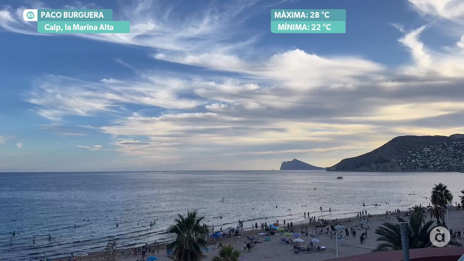 Diumenge assolellat amb temperatures d'estiu