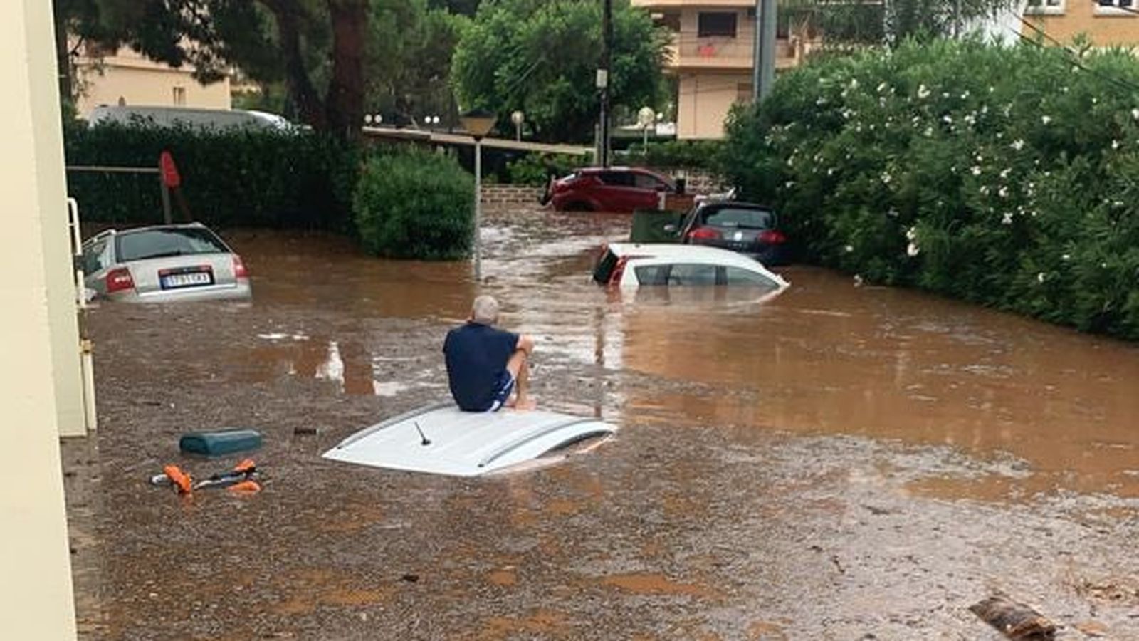 Imatges de pluges torrencials a Benicàssim