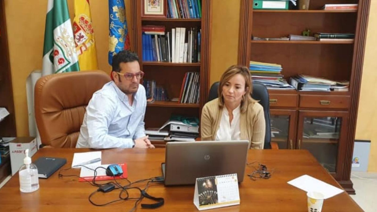 Una imatge dels dos regidors.