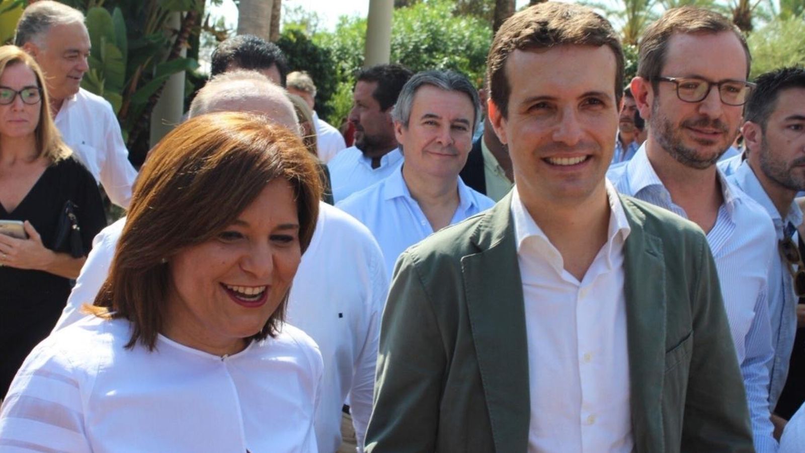 Isabel Bonig i Pablo Casado en un acte, en imatge d'arxiu. Europa Press