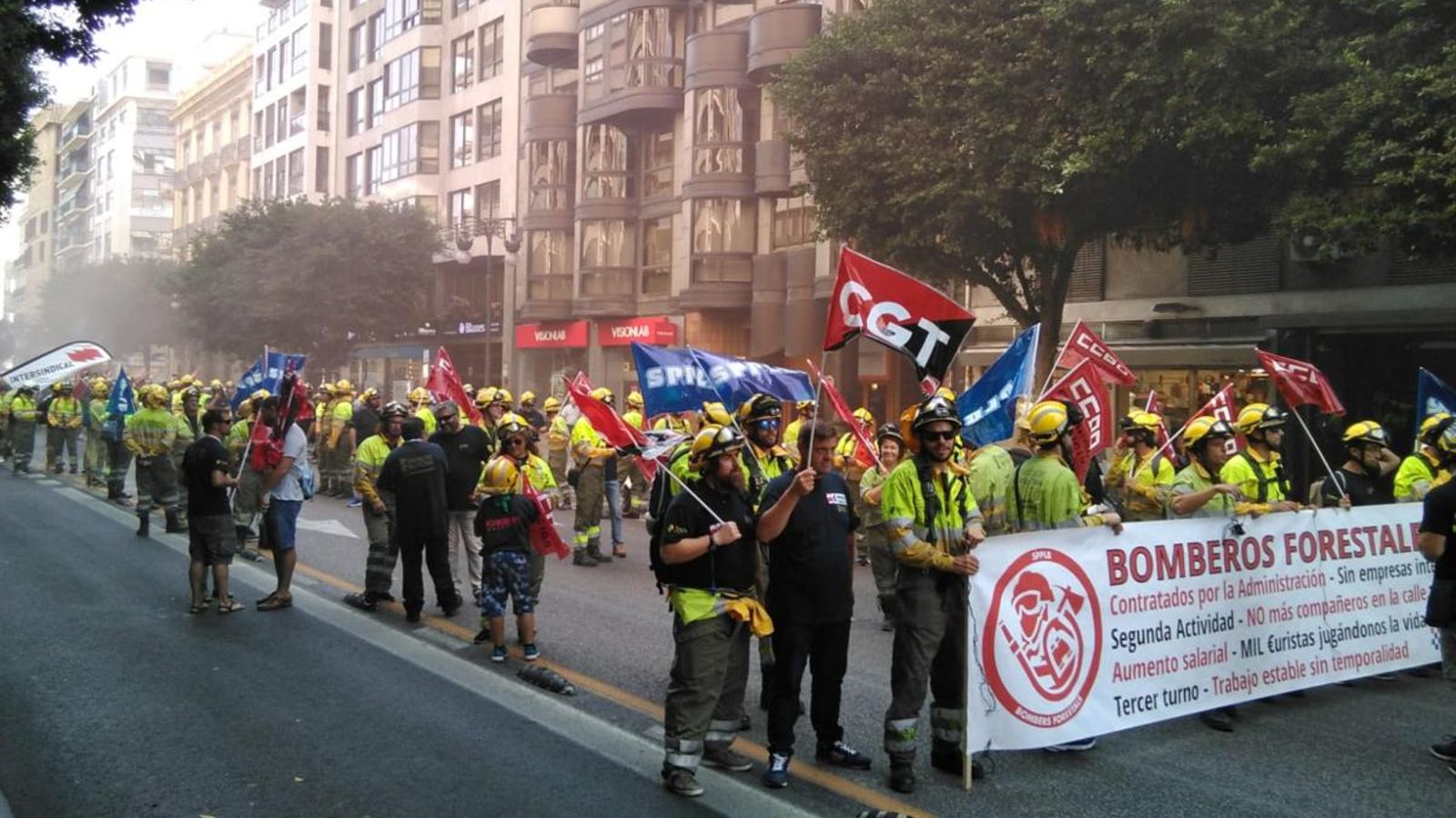 Els treballadors de Tragsa es manifesten aquest dijous a la Delegació del Govern a la Comunitat Valenciana Els treballadors de Tragsa es manifesten aquest dijous a la Delegació del Govern a la Comunitat Valenciana