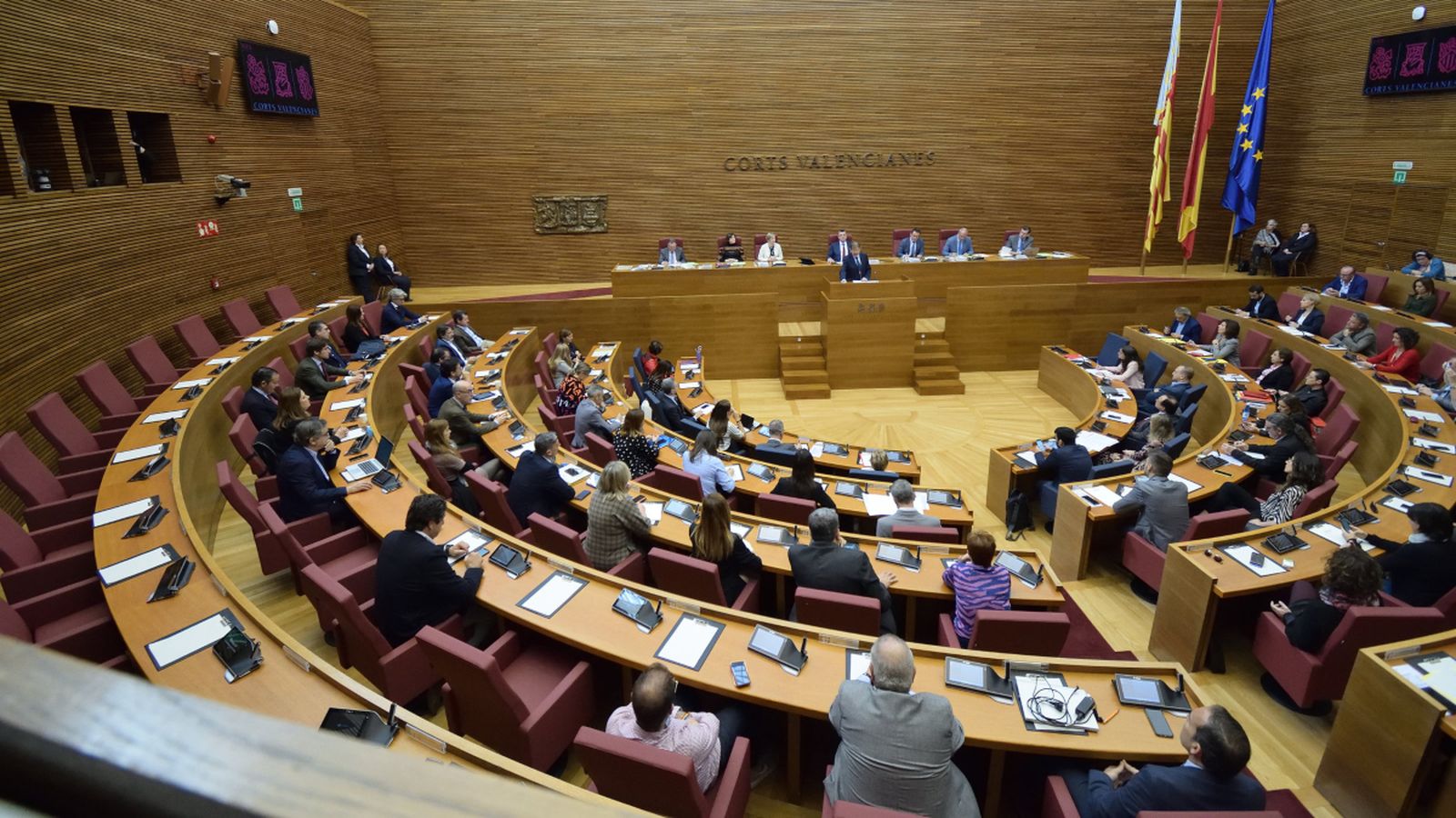 Imatge d'arxiu d'una sessió de les Corts