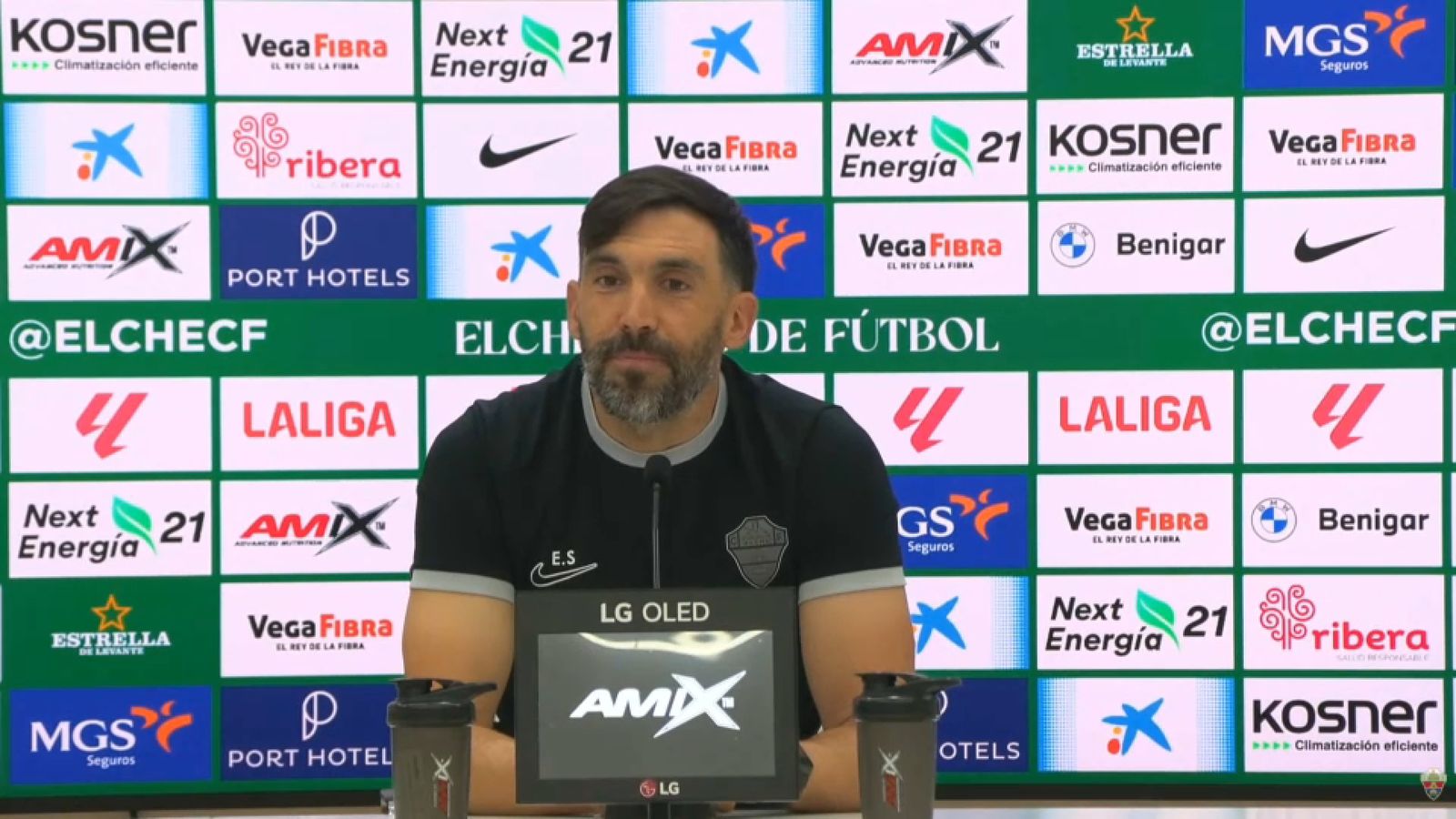 El tècnic de l'Elx, Eder Sarabia