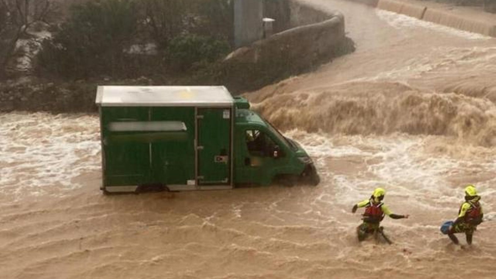 Rescat del camioner atrapat en la dana del 29 d'octubre / CPBV