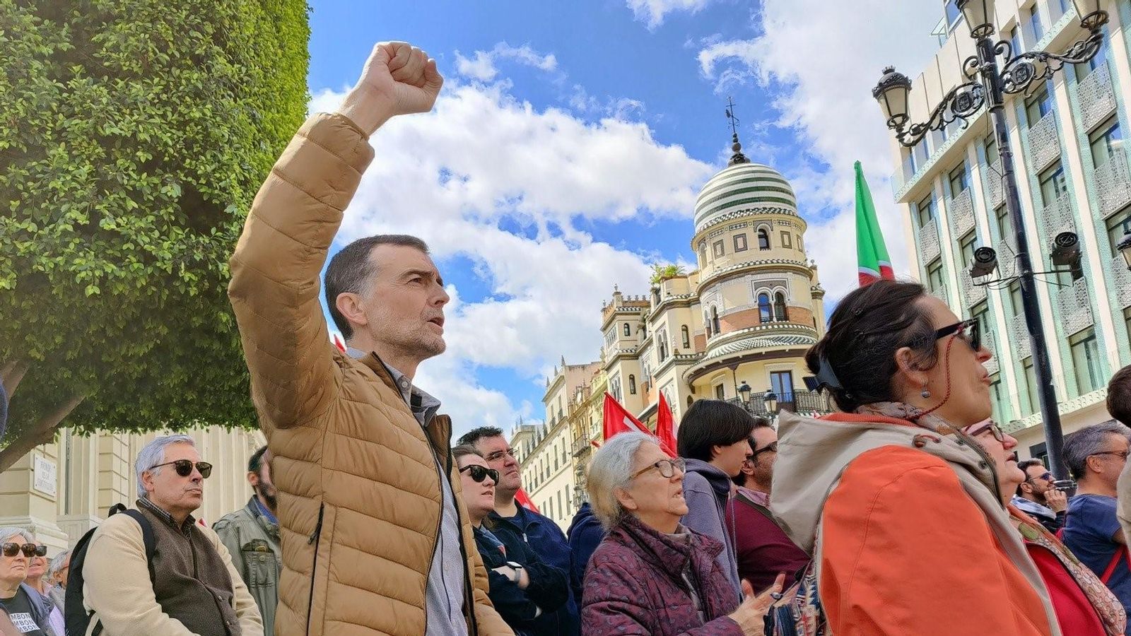 El nou coordinador federal d'EU, Antonio Maíllo, el Primer de Maig