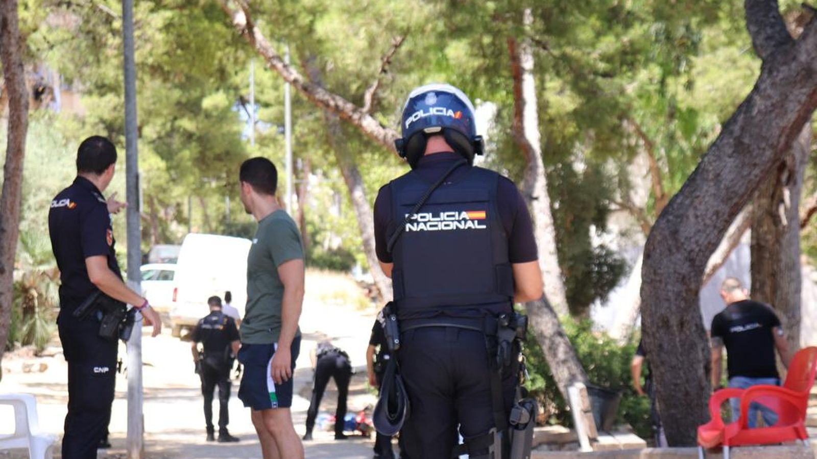 El carrer on s'han registrat els fets