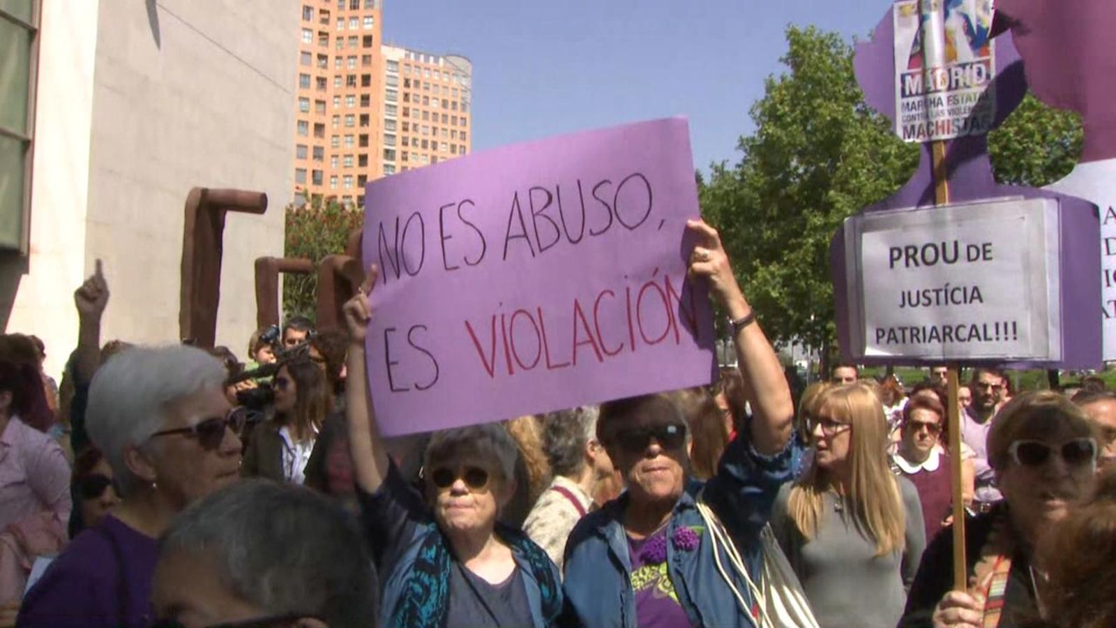 Una protesta, en arxiu