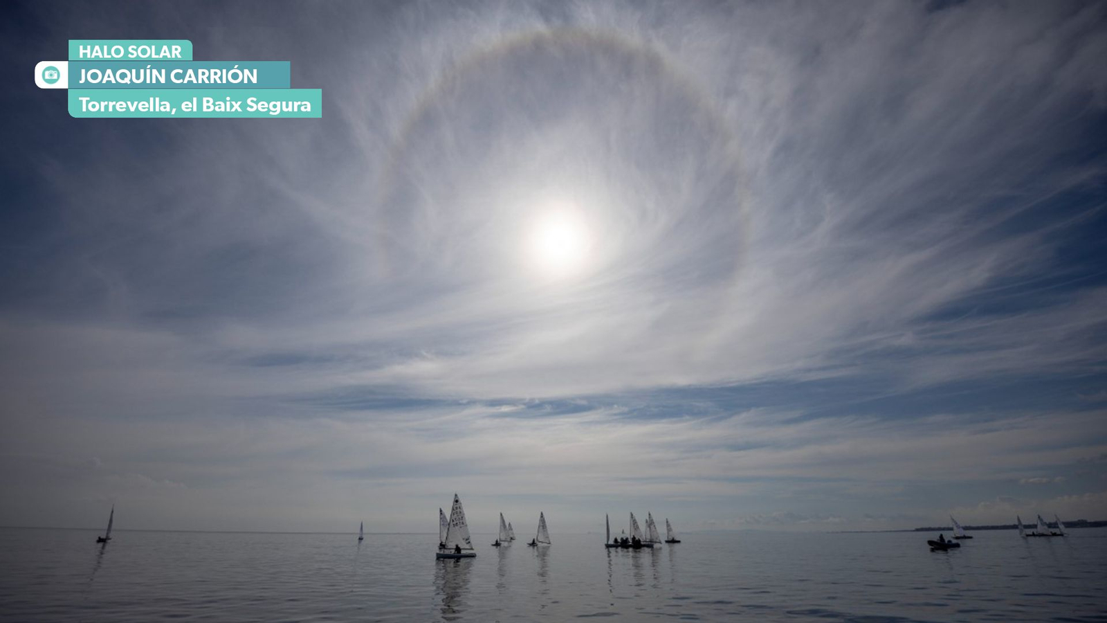 Fotografia d'un halo solar