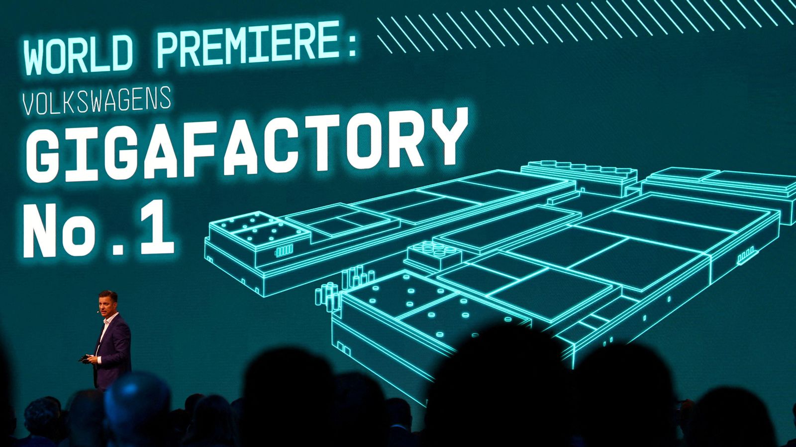 Presentació de la gigafactoria de Volkswagen a Salzgitter, Alemanya