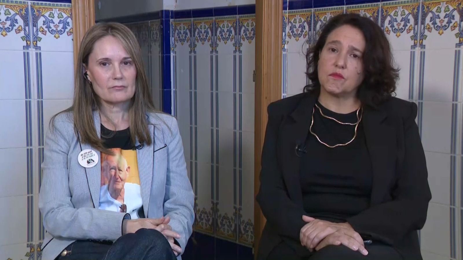 Rosa Álvarez (esquerra) i Mariló Gradolí (dreta) durant l'entrevista en 'Les notícies del matí'