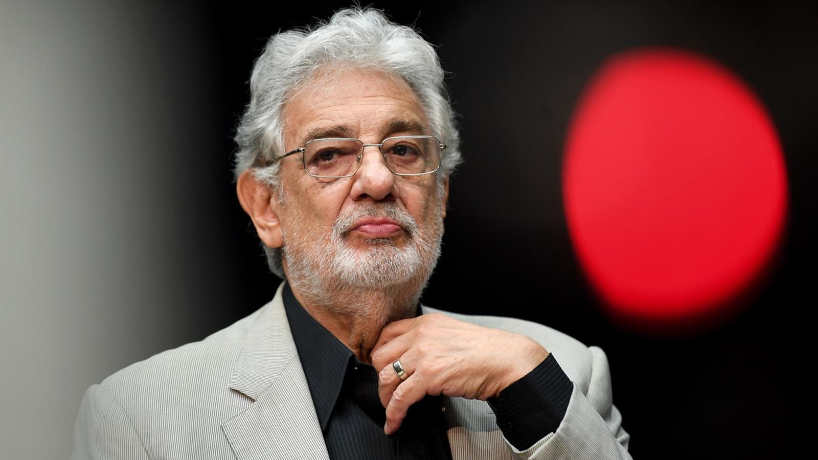 Plácido Domingo, en roda de premsa a Berlín el mes de juny passat