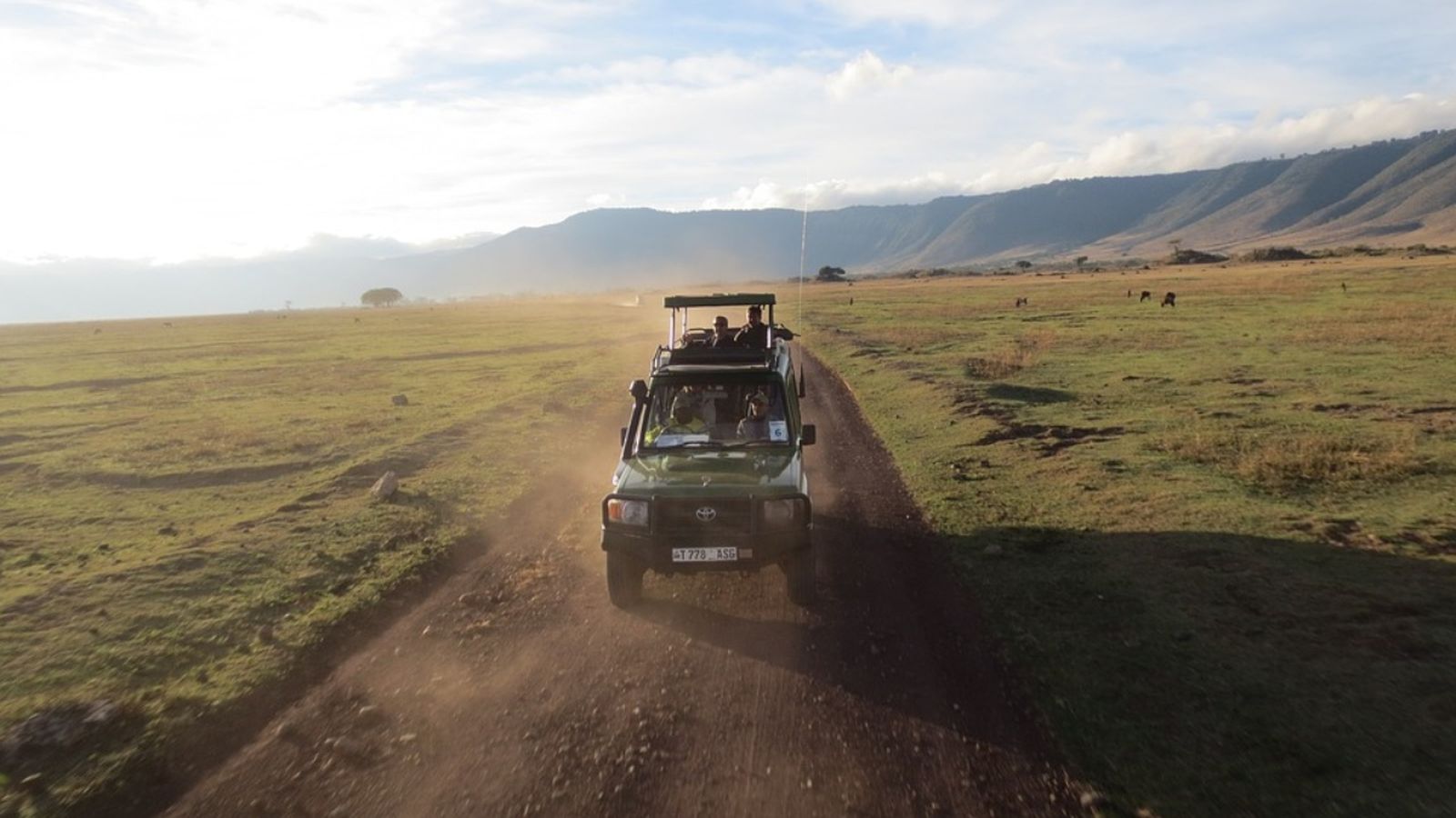 L'incident es va produir en col·lidir el vehicle amb un camió mentre feien un safari al país africà