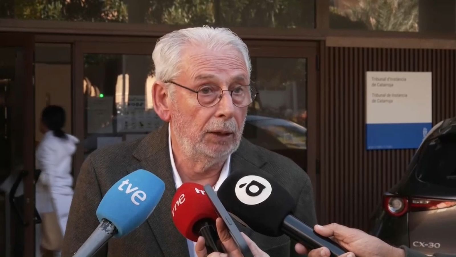L'alcalde de Picanya, Josep Almenar, este dimecres als jutjats de Catarroja