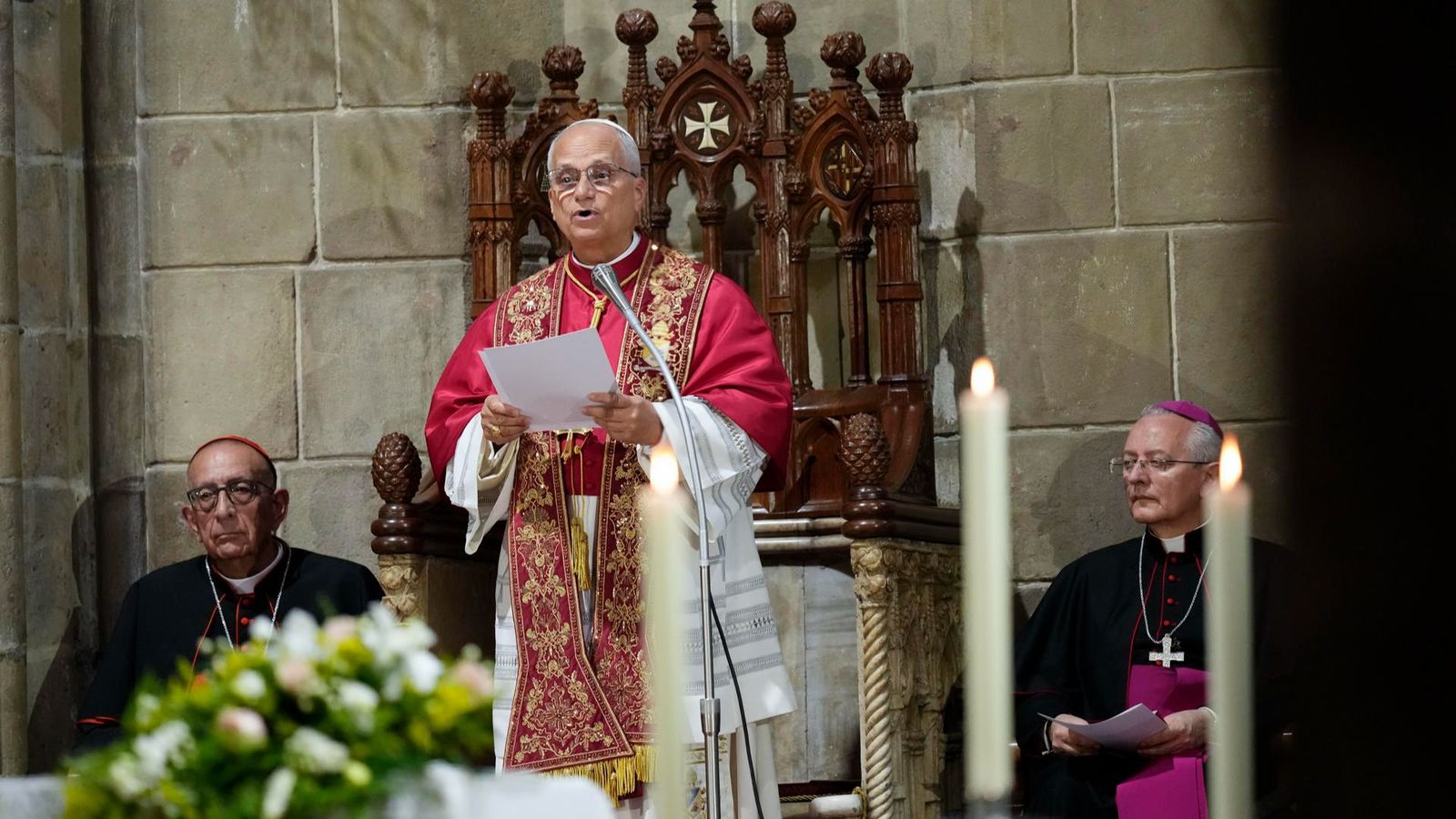 El pontífex Lleó XIV en l'homilia que ha oferit a la catedral de la Santa Creu i de Santa Eulàlia, a Barcelona