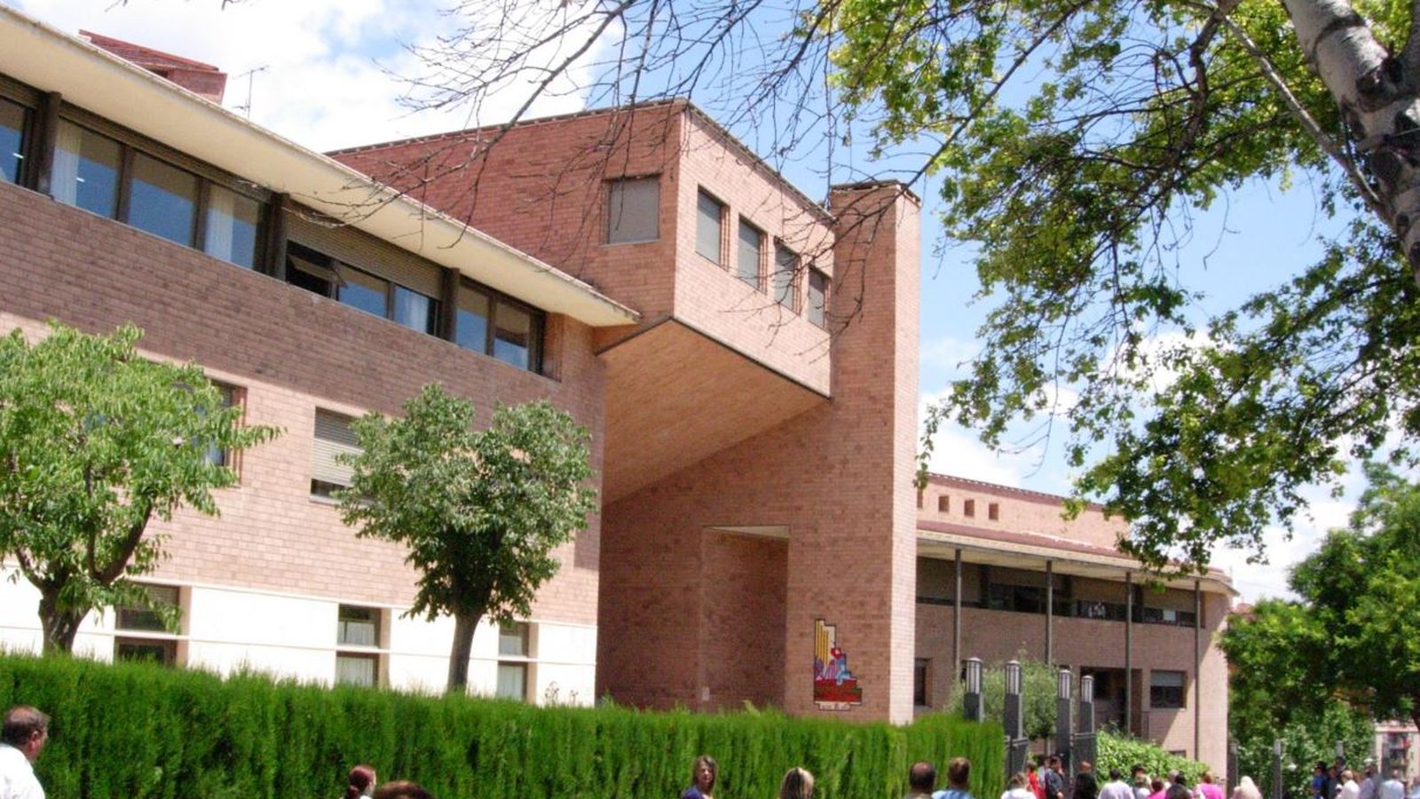 Una imatge del centre escolar, en arxiu