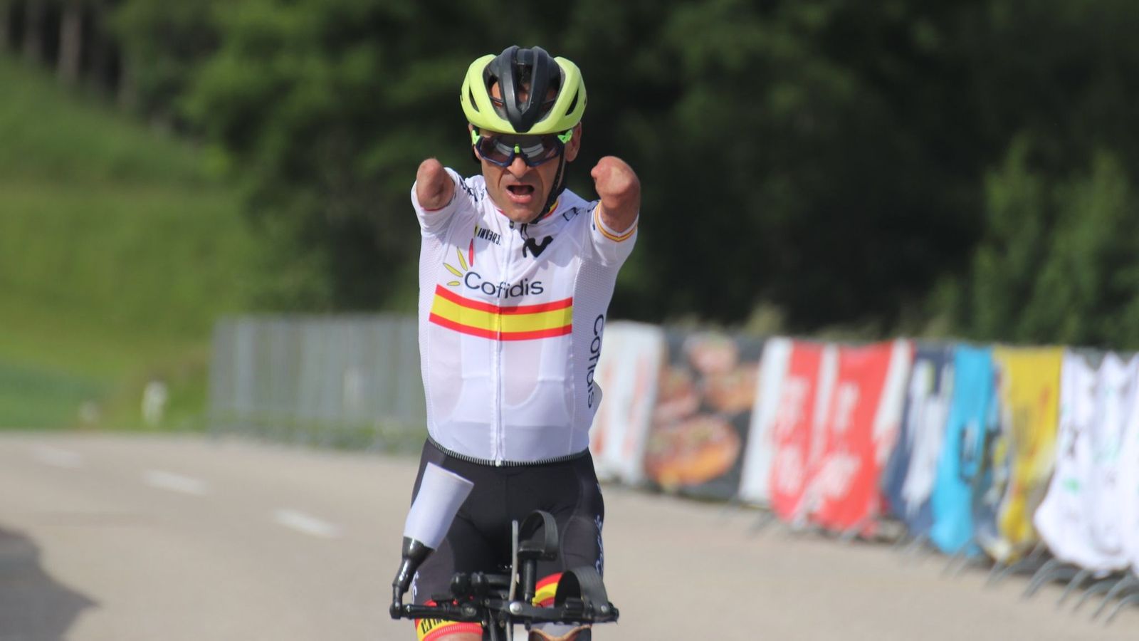 Ricardo Ten, a l'arribada a meta