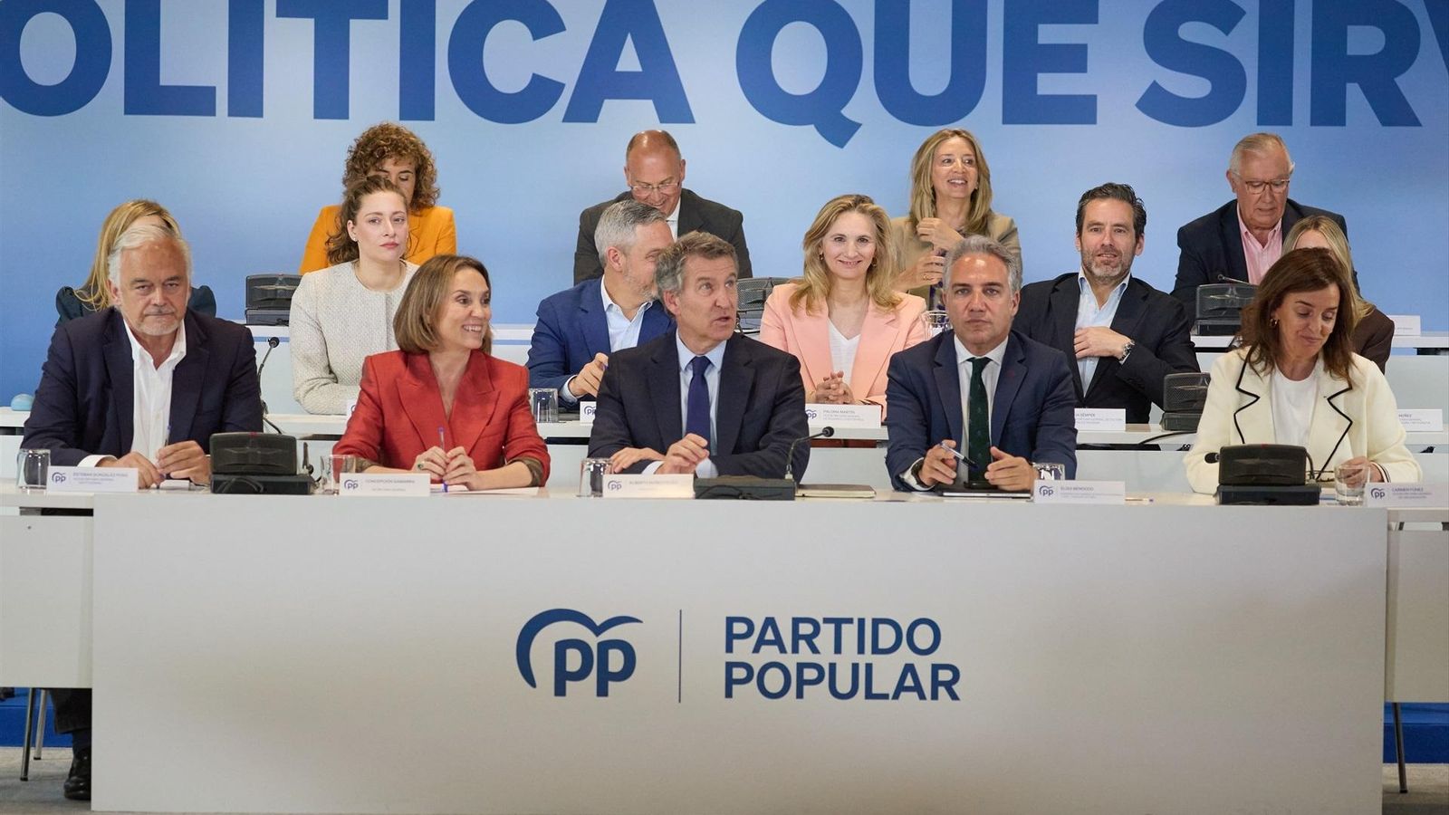 Feijóo, este dilluns en el comité executiu del PP
