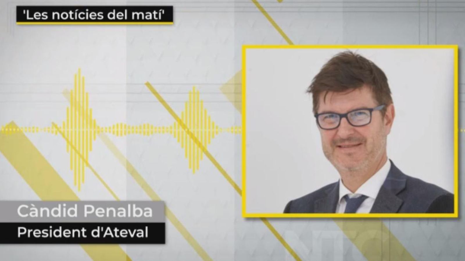 El president d'Ateval, Càndid Penalba, en 'Les notícies del matí'
