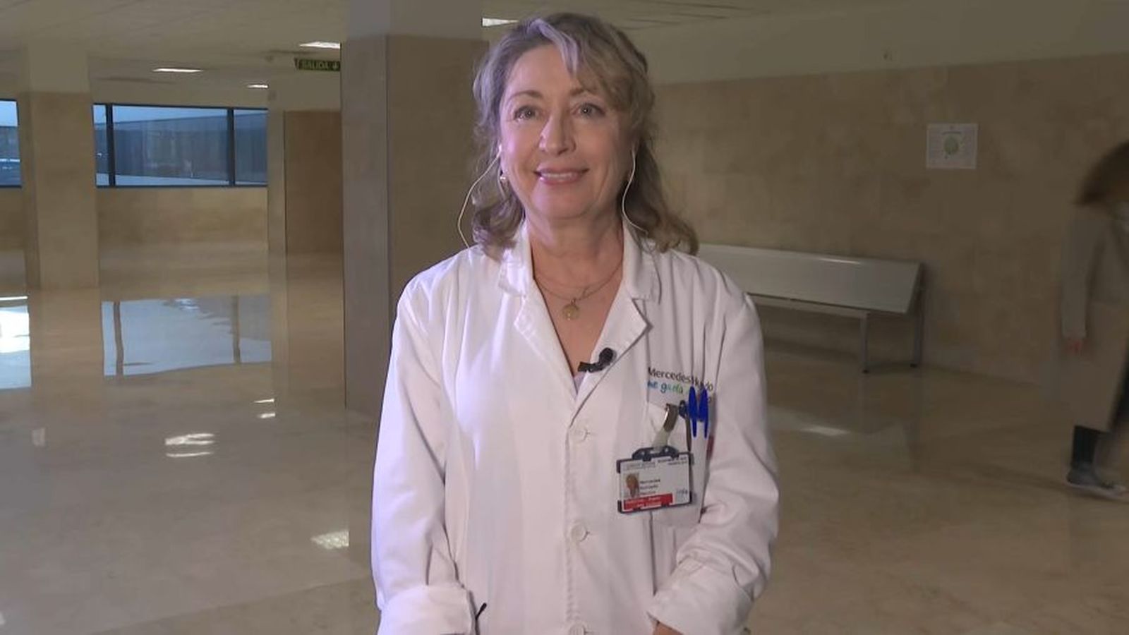 Mercedes Hurtado, presidenta del Col·legi de Metges de València, durant l'entrevista d'este divendres en 'Les notícies del matí'