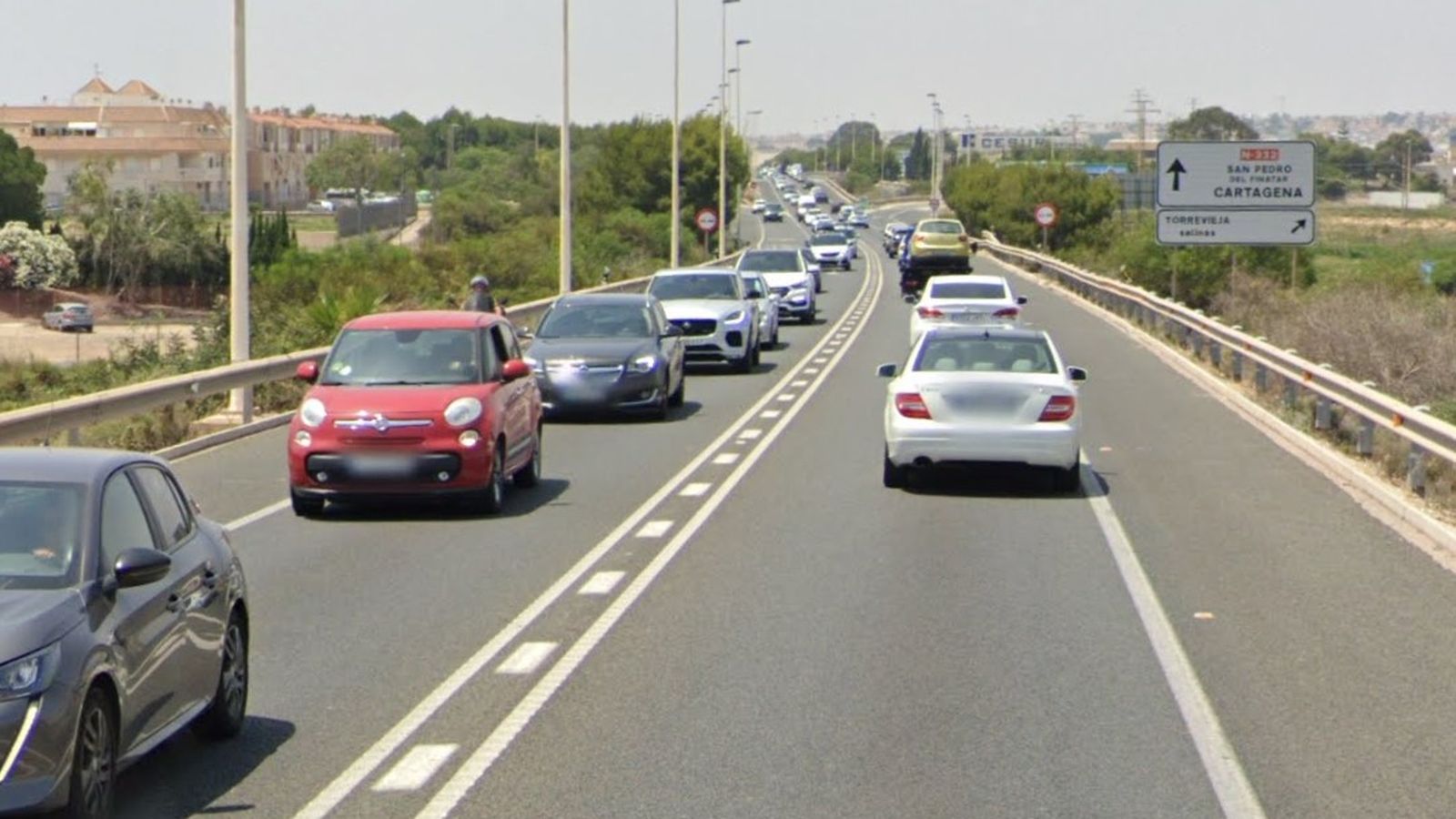 L'N-332 al seu pas per Torrevella