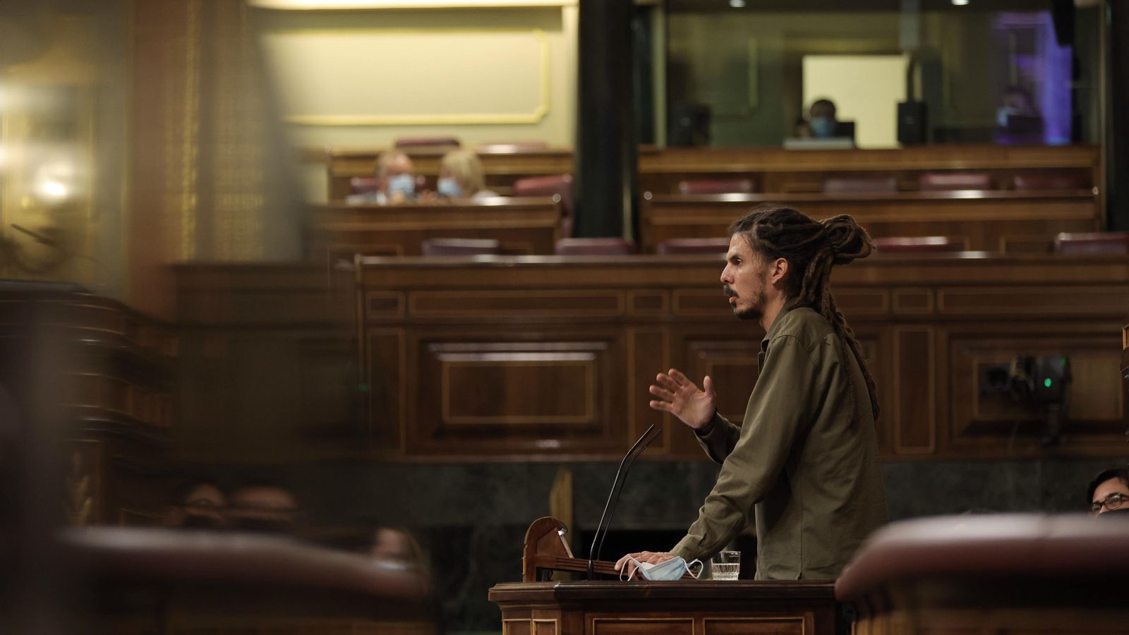 Imatge d'arxiu del ara exdiputat de Podem per Canàries, Alberto Rodríguez