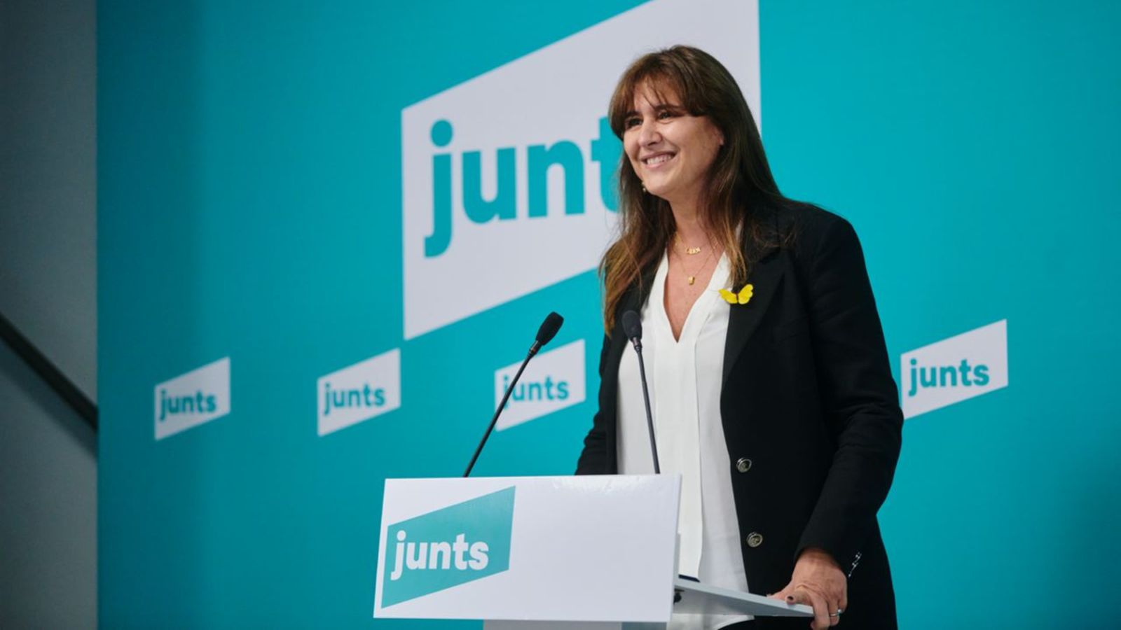 La candidata de Junts a la presidència catalana, Laura Borràs.