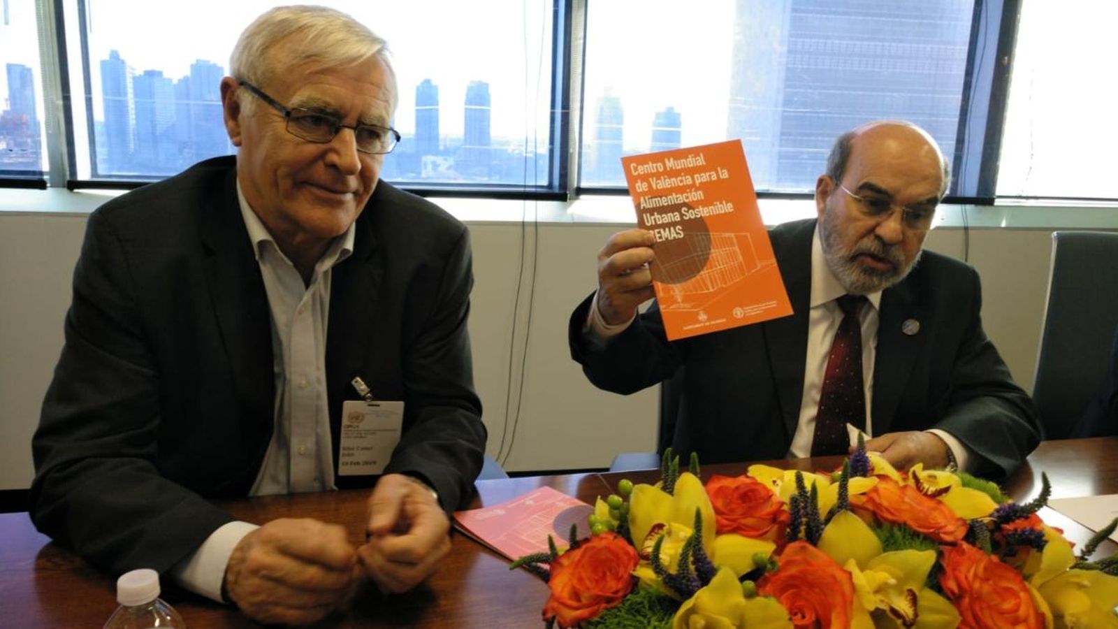 Ribó presenta en l\'assemblea de l\'ONU el Centre per a l\'Alimentació Sostenible