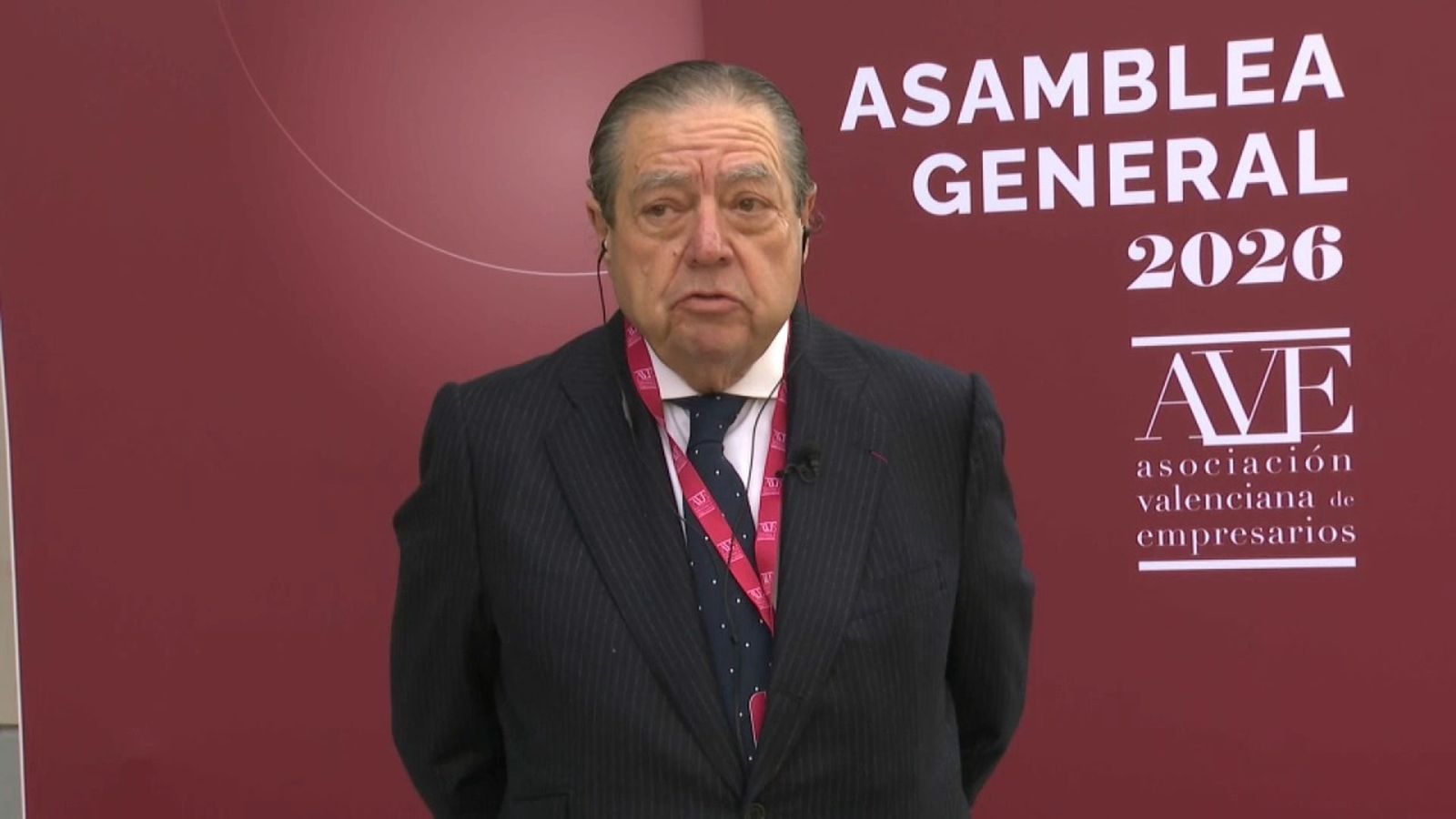 El president de l’Associació Valenciana d’Empresaris (AVE), Vicente Boluda, a 'Les notícies del matí'