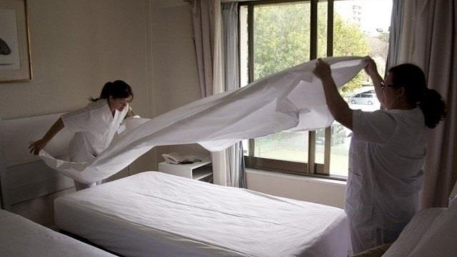 Imatge d'arxiu de cambreres de pis en un hotel