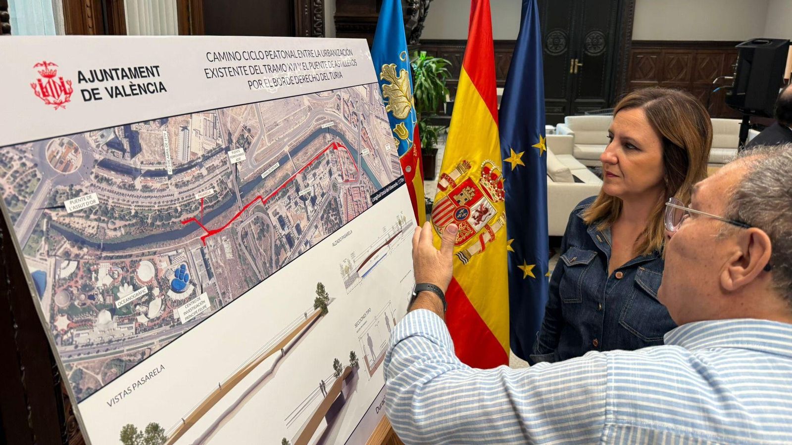 Presentació del camí ciclo-pedestre