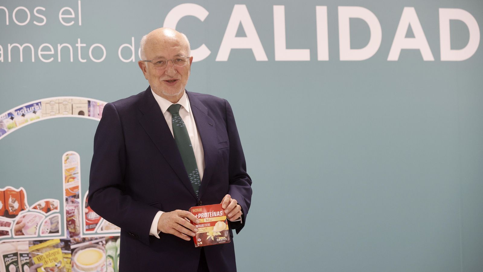 El president de Mercadona, Juan Roig, aquest dimarts a Paterna